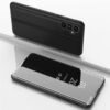 419n0lmcL._AC_.jpg Puzdro NEINEI pre Samsung Galaxy A54 5G, luxusné puzdro s zrkadlom a funkciou stojana, priehľadné puzdro z PC/PU odolné proti nárazom, ochranné puzdro, Smart Clear View Case Cover, čierne