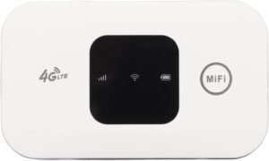 Prenosný 4G WiFi router, bezdrôtový router pre SIM karty, internetový hotspot, mobilný WiFi hotspot, pripojenie až 10 zariadení, batéria 2100 mAh, na cestovanie, do domácej kancelárie, vonku