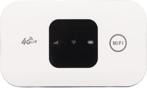 Prenosný 4G WiFi router, bezdrôtový router pre SIM karty, internetový hotspot, mobilný WiFi hotspot, pripojenie až 10 zariadení, batéria 2100 mAh, na cestovanie, do domácej kancelárie, vonku