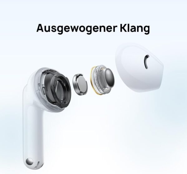 Bezdrôtové slúchadlá HUAWEI FreeBuds SE 2, výdrž batérie až 40 hodín, ľahké a pohodlné, vyvážený zvuk, odolnosť proti vode, nemecká verzia, grafitová čierna