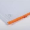 Exacompta 57334E, balenie 5 ks obalov na zips formátu DIN A4 (23,5 x 32 cm) z pevného plastu s okrajom na zasunutie, ideálne na ukladanie drobných dielov alebo peňazí, farebne roztriedené