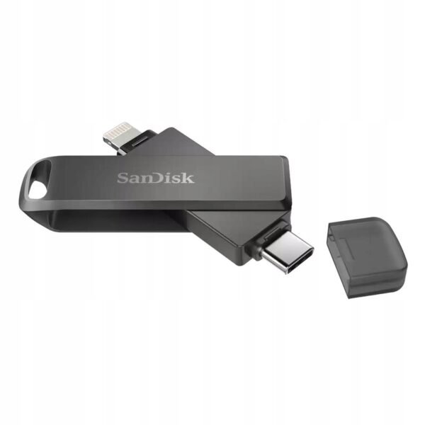 46e8eb564d3d9e46ff80fac6b9ee.jpg USB kľúč SanDisk iXpand 128 GB Lightning, USB 3.1 typ C, čierny