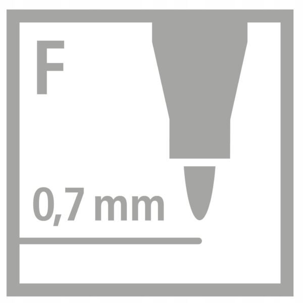 Permanentný popisovač Stabilo OHPen Modrý 10 C