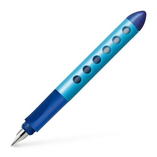475849064de18d0a84f5748ddf1e.jpg Plniace pero Scribolino pre pravákov, modré Faber-Castell