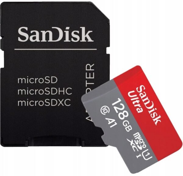 4f96d4164175bcbb1f61ed8d890e.jpg Pamäťová karta s adaptérom SanDisk Ultra microSDXC UHS-I 128GB