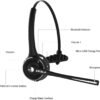 51-Lp4t4N0L._AC_SL1124_.jpg Bluetooth slúchadlá AIKELA V5.0 s mikrofónom s potlačením hluku, bezdrôtové slúchadlá s nabíjacou stanicou, slúchadlá s funkciou stlmenia zvuku pre domácu kanceláriu, vodičov nákladných vozidiel, biznis,
