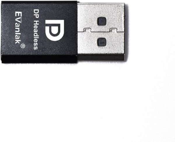 5159ivgQy6L._AC_SL1000_.jpg EVanlak DisplayPort Headless Ghost – emulátor obrazovky pre PC, 4K DP, slepá zástrčka (podporuje režim bez obrazu 1080p pri 60 Hz – 3840x2160 pri 60 Hz)