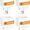 Refoss Tasmota zásuvka s meraním spotreby energie pre elektromery, zásuvka Mini ESP8266, kompatibilná s Home Assistant, ioBroker, MQTT, Domoticz, OpenHAB, ZWAVE, 16 A, 2,4 GHz