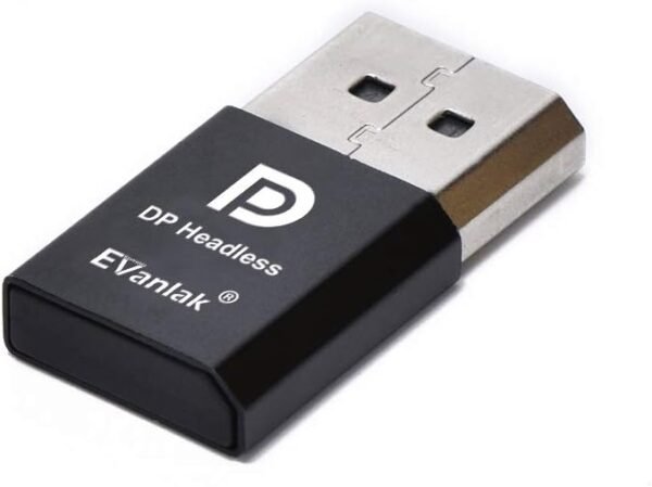 51JLgwmpL._AC_SL1001_.jpg EVanlak DisplayPort Headless Ghost – emulátor obrazovky pre PC, 4K DP, slepá zástrčka (podporuje režim bez obrazu 1080p pri 60 Hz – 3840x2160 pri 60 Hz)
