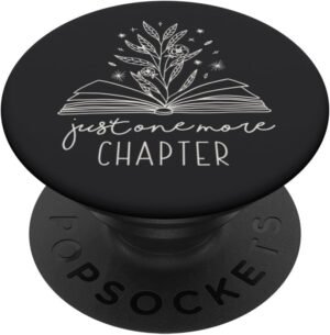 51LyzFo0JFL._AC_SL1000_.jpg Už len jedna kapitola: Floral Book Lover Reading Design PopSockets s vymeniteľným PopGripom