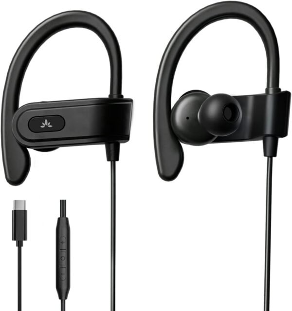 51MgyJgaYgL._AC_SL1024_.jpg Avantree C171 – USB-C kábel, slúchadlá do uší a mikrofón na šport a beh s náušnými slúchadlami a ovládaním hlasitosti na kábli, kompatibilné s Galaxy, Androidom a ďalšími smartfónmi s konektorom typu C