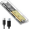 NVME kryt M.2 SSD kryt NVMe USB adaptér, SSD adaptér M.2 SSD kryt PCIe M.2 adaptér 10 Gbps USB 3.1 Gen 2 pre SSD M.2 kryt veľkosť 2230/2242/2260/2280 podporuje UASP