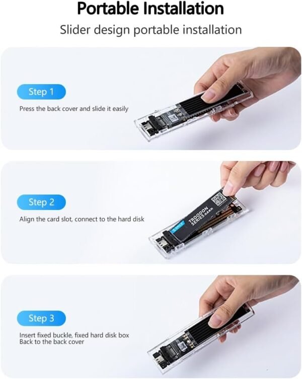 NVME kryt M.2 SSD kryt NVMe USB adaptér, SSD adaptér M.2 SSD kryt PCIe M.2 adaptér 10 Gbps USB 3.1 Gen 2 pre SSD M.2 kryt veľkosť 2230/2242/2260/2280 podporuje UASP