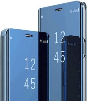 Puzdro na mobil pre Samsung Galaxy S24 Kožené skladacie puzdro typu flip Originálne puzdro Clear View Mirror pre Galaxy S24 360° odolné proti nárazom kožené puzdro s funkciou stojana Mirror Case pre Samsung S24 5G