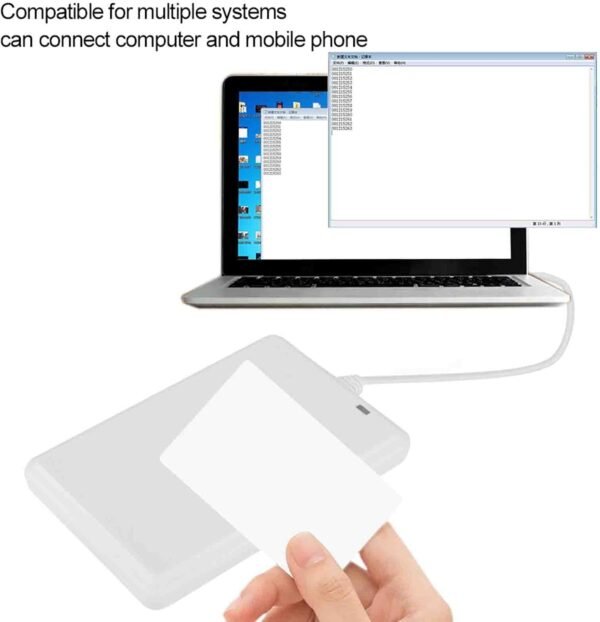 51tBvjqK-WL._AC_SL1500_.jpg IC ID karta, bezplatná kontrola prístupu k dverám pomocou NFC, prístup ID-IC, bezkontaktná USB kľúčenka, bezkontaktná čítačka kariet (13,56 MHz IC karta)