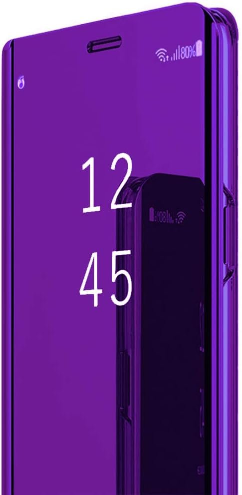 51z0c39YXQL._AC_SL1000_.jpg Puzdro na mobil pre Samsung Galaxy A56 Kožené skladacie puzdro typu flip Originálne puzdro Clear View so zrkadlom pre Galaxy A56 360° odolné proti nárazom kožené puzdro s funkciou stojana Mirror Case pre Samsung