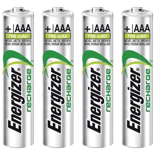 5e147b4046acb1f7f70c39cfc86f.jpg Nabíjateľná batéria Energizer 700 mAh AAA NiMH 4 ks