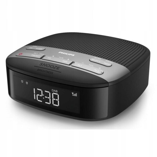 Rádiobudík s DAB+/FM rádiom a LCD displejom, duálny alarm Philips TAR3505