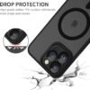 6109UIQvAWL._AC_SL1500_.jpg Puzdro pre iPhone 11 Pro, kompatibilné s MagSafe, puzdro na mobil pre iPhone 11 Pro, tenká matná magnetická ochrana fotoaparátu s dotykovou funkciou, protišmykové, odolné proti