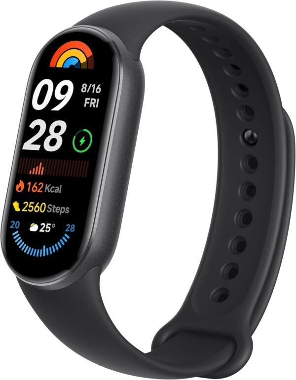 610LMbuTGJL._AC_SL1500_.jpg Aktívny náramok Xiaomi Smart Band 9, výdrž batérie až 21 dní, AMOLED displej s obnovovacou frekvenciou 60 Hz, snímač srdcového tepu, čierny
