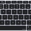 6128sJ0UBL._AC_SL1500_.jpg MOSISO Ochrana klávesnice kompatibilná s MacBook Air 13 palcov 2019, 2018 (A1932) s displejom Retina a Touch ID, vodotesné silikónové ochranné puzdro, čierne