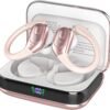 613kDGpQ-rL._AC_SL1500_.jpg Bezdrôtové slúchadlá, 75 hodín prehrávania cez Bluetooth 5.3, vodotesné Bluetooth slúchadlá s certifikáciou IP7 na behanie, bezdrôtové slúchadlá do uší s USB-C pre iOS/Android (ružové zlato)