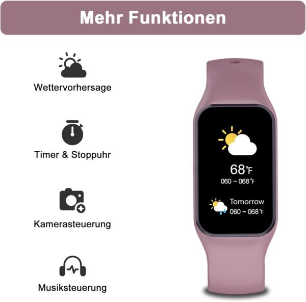 Inteligentné hodinky Blackview, dámske, pánske, vodotesné fitness hodinky, 1,47", farebný displej, fitness tracker s krokomerom, monitorom spánku, meraním srdcovej frekvencie, športové hodinky s 24 športovými režimami