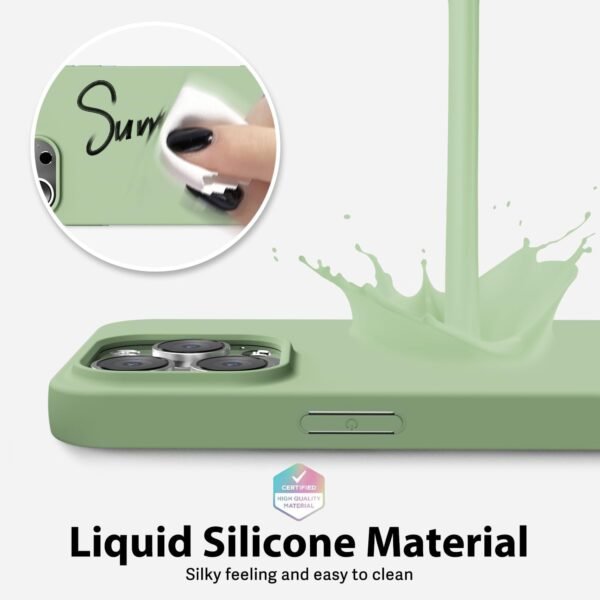 6177gshLmL._AC_SL1500_.jpg oakxco pre iPhone 13 Pro puzdro Magsafe, farebné silikónové puzdro na mobil, ultratenké puzdro Slim Case, jednofarebné puzdro na mobil pre dievčatá, ochranné puzdro s magnetickým indukčným nabíjaním, matné