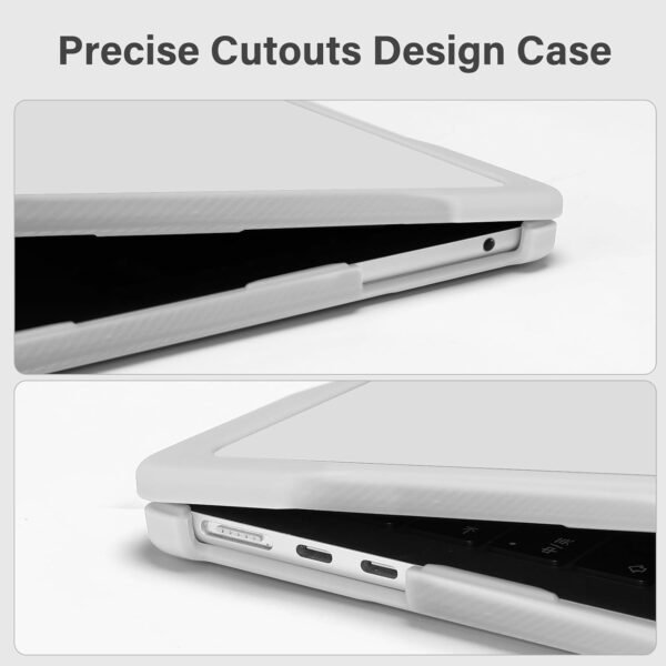 617ky3-zO3L._AC_SL1500_.jpg MOSISO Puzdro kompatibilné s MacBook Air 13 palcov M4 M3 M2 2025–2022 A3240 A3113 A2681, TPU ochrana proti rozbitiu a odtlačkom prstov, pevné puzdro a kryt klávesnice pre MacBook Air 13,6 palcov