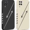 61CtoMkDmjL._AC_SL1500_.jpg Pnakqil – 2 ks puzdro na mobil pre Samsung Galaxy A12 4G 6,5", cestovné puzdro vhodné do lietadla, čierny vzor, roztomilý dizajn, estetické, krásne dievčenské, ochrana fotoaparátu, puzdro odolné proti nárazom, silikónové ochranné puzdro