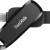 61ETpT6K8YL._AC_SL1500_.jpg SanDisk Phone Drive 512 GB, 2 v 1 úložisko pre telefóny (pre smartfóny a tablety s operačným systémom Android, Mac a počítače, konektory USB typu C a USB typu A, automatické zálohovanie, Rescue PRO Deluxe) čierny