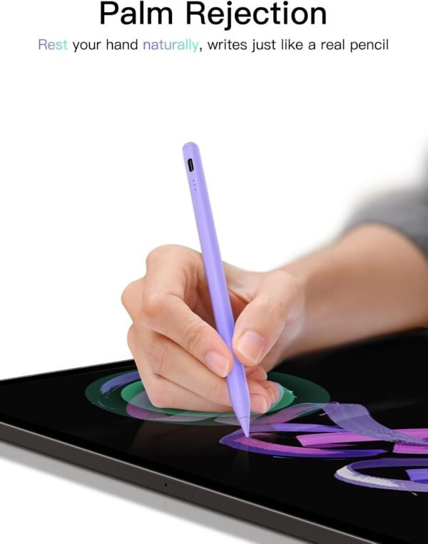 61Egknx6i4L._AC_SL1500_.jpg KEEPRO Pero pre iPad 2018–2025, funkcia rýchleho nabíjania Palm-Rejection Pencil pre iPad A16/11/10/9/8/7/6, iPad Mini 7/6/5, iPad Air M3/M2 11"/13"/5/4/3, iPad Pro M4 13"/12,9″/11″