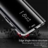 61H1RddWoL._AC_SL1028_.jpg Puzdro NEINEI pre Samsung Galaxy A54 5G, luxusné puzdro s zrkadlom a funkciou stojana, priehľadné puzdro z PC/PU odolné proti nárazom, ochranné puzdro, Smart Clear View Case Cover, čierne