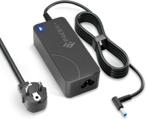 61IQdFO8kjL._AC_SL1500_.jpg 65 W nabíjací kábel a sieťový adaptér pre notebooky HP Pavilion x360 11, 14, 15, Envy x360 13, 15, 17, Elitebook 840, 850, G3, G4, ProBook 450, 650, G5, G6, Spectre X2, nabíjačka pre PC 19,5 V, 3,33 A, 4,33 A, 4,5 × 3,5, 0