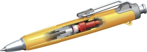 61LADDvVXLL._AC_SL1500_.jpg Guličkové pero Tombow AirPress Pen s inovatívnou technológiou stlačeného vzduchu, priehľadné