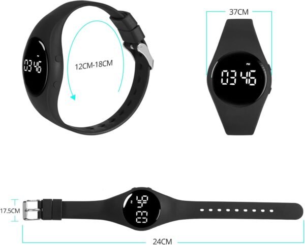 Hodinky s krokomerom, jednoduchý krokomer bez Bluetooth/bez aplikácie/bez mobilného telefónu | fitness náramok pre pohodlné behanie, pre ženy aj mužov | fitness hodinky na plávanie a do sauny