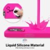 61OcVDDQBML._AC_SL1500_.jpg oakxco pre iPhone 12 Pro Max – silikónové puzdro Magsafe, farebné, ultratenké puzdro Slim Case, jednofarebné puzdro na mobil pre dievčatá, magnetické indukčné nabíjanie, ochranné puzdro z matného silikónu