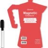 61P593fblL._AC_SL1500_.jpg Magnetická tabuľka formátu A3 na chladničku alebo kávovar, rozmery 37 x 29 cm, vrátane magnetického pera.