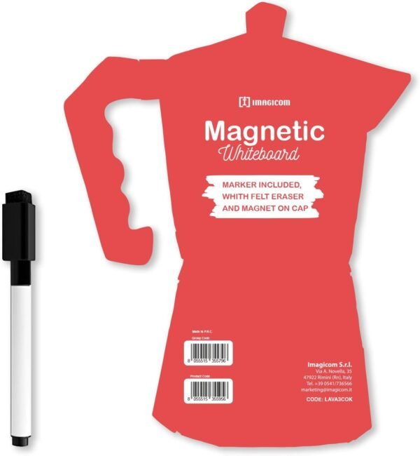 61P593fblL._AC_SL1500_.jpg Magnetická tabuľka formátu A3 na chladničku alebo kávovar, rozmery 37 x 29 cm, vrátane magnetického pera.
