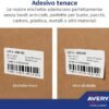 Avery L7159 – 15 kusov, 360 štítkov, umelý papier, laserové tlačové, 63,5 x 33,9 mm, biele