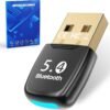 61U1jW6hdkL._AC_SL1500_.jpg Bluetooth adaptér pre PC 5.4, USB Bluetooth adaptér Dongle s nízkou latenciou, Bluetooth Stick pre PC, Plug & Play Bluetooth USB adaptér kompatibilný s Windows 11, 10, 8.1, 7, Bluetooth pre PC, stolný počítač a notebook