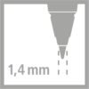 61fOkFPha0L._AC_SL1500_.jpg STABILO – Ergonomická ceruzka pre pravákov – EASYergo 1.4 v tyrkysovej / neónovo ružovej farbe – samostatná ceruzka – vrátane 3 tenkých náplní – tvrdosť HB