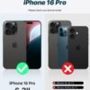 61fdJPpmcnL._AC_SL1200_.jpg Puzdro OCASE pre iPhone 16 Pro (2 v 1) – kožené puzdro odolné proti nárazom, odnímateľné magnetické puzdro, remienok na ruku, bezdrôtové nabíjanie, priehradka na karty, funkcia stojana, RFID ochrana proti krádeži
