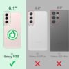 Puzdro Miss Arts pre Galaxy S22, [Silverback] Dievčenské trblietavé puzdro na mobil s podstavcom, silikónové priehľadné ochranné puzdro pre Samsung Galaxy S22 5G – ružové