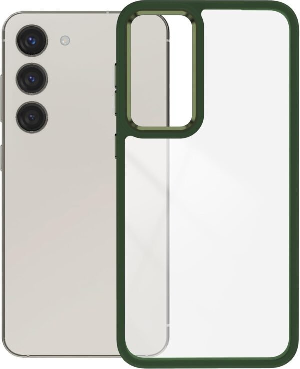 61hi9HLHQQL._AC_SL1500_.jpg HOOMIL Crystal Clear puzdro pre Samsung Galaxy S23+ Plus, protižltnúce priehľadné puzdro na mobil, odolné proti nárazom, ochranné puzdro – zelené