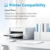 61iZ4u6VxtL._AC_SL1500_.jpg BunToner PG-545 546 XL – kompatibilné s tonermi do tlačiarne Canon 545 546 XL Multipack pre Canon Pixma MX495 TR4550, kazety pre Canon TR4551 TS3150, náplne do tlačiarne (čierna, farebná, balenie 2 ks)