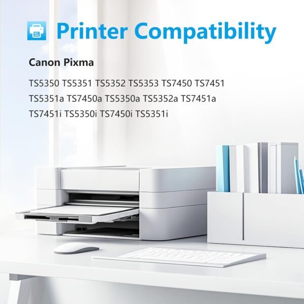 61iZ4u6VxtL._AC_SL1500_.jpg BunToner PG-545 546 XL – kompatibilné s tonermi do tlačiarne Canon 545 546 XL Multipack pre Canon Pixma MX495 TR4550, kazety pre Canon TR4551 TS3150, náplne do tlačiarne (čierna, farebná, balenie 2 ks)