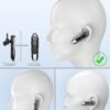61jNMZx42iL._AC_SL1500_.jpg New Bee Bluetooth Headset – bezdrôtová handsfree súprava s dvojitým mikrofónom, Bluetooth V5.0, s výdržou 20 hodín hovoru, funkciou stlmenia mikrofónu a možnosťou pripojenia dvoch zariadení – pre iPhone, Android a notebook