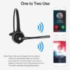 61k0mNI3pL._AC_SL1200_.jpg Bluetooth slúchadlá AIKELA V5.0 s mikrofónom s potlačením hluku, bezdrôtové slúchadlá s nabíjacou stanicou, slúchadlá s funkciou stlmenia zvuku pre domácu kanceláriu, vodičov nákladných vozidiel, biznis,