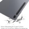 61lOdLqqaAL._AC_SL1500_.jpg Puzdro pre Samsung Galaxy Tab S8+/Galaxy Tab S8 Plus/Tab S7 Plus/Tab S7 FE, ochranné puzdro, ľahké ochranné puzdro s pružným TPU krytom, priehľadná zadná strana, puzdro odolné proti nárazom